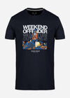 Weekend Offender T-shirts  Bovver - navy 