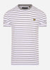 Lyle & Scott T-shirts  Breton stripe t-shirt - mid grey marl 