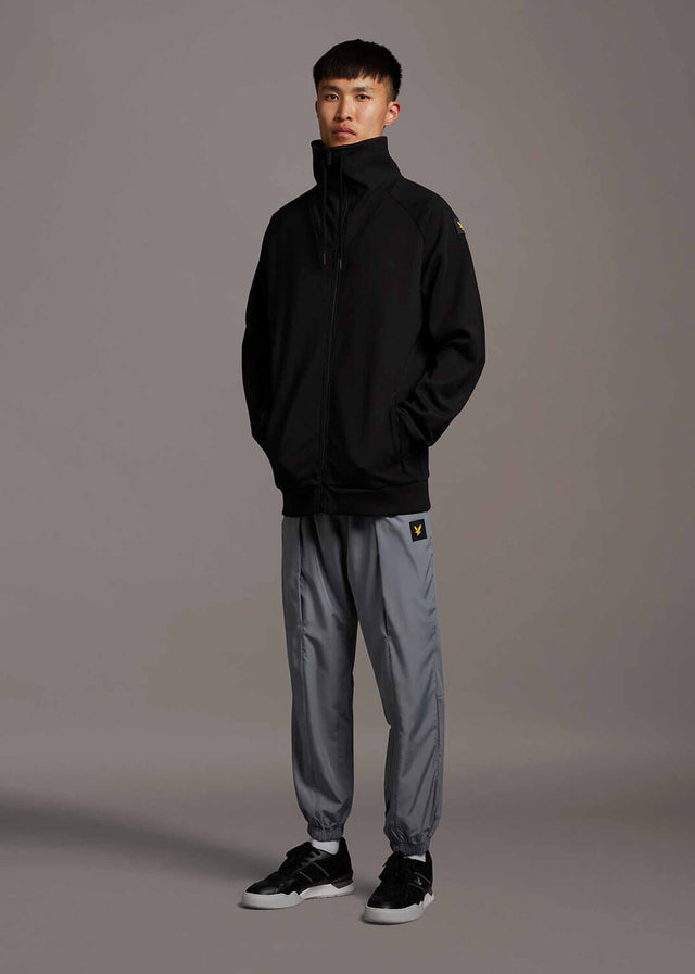 Lyle & Scott Cardigans  High neck zip through - jet black 