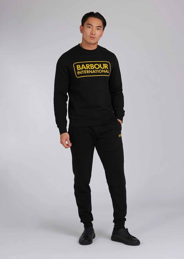 Barbour International Sweaters  Large logo sweat - black 