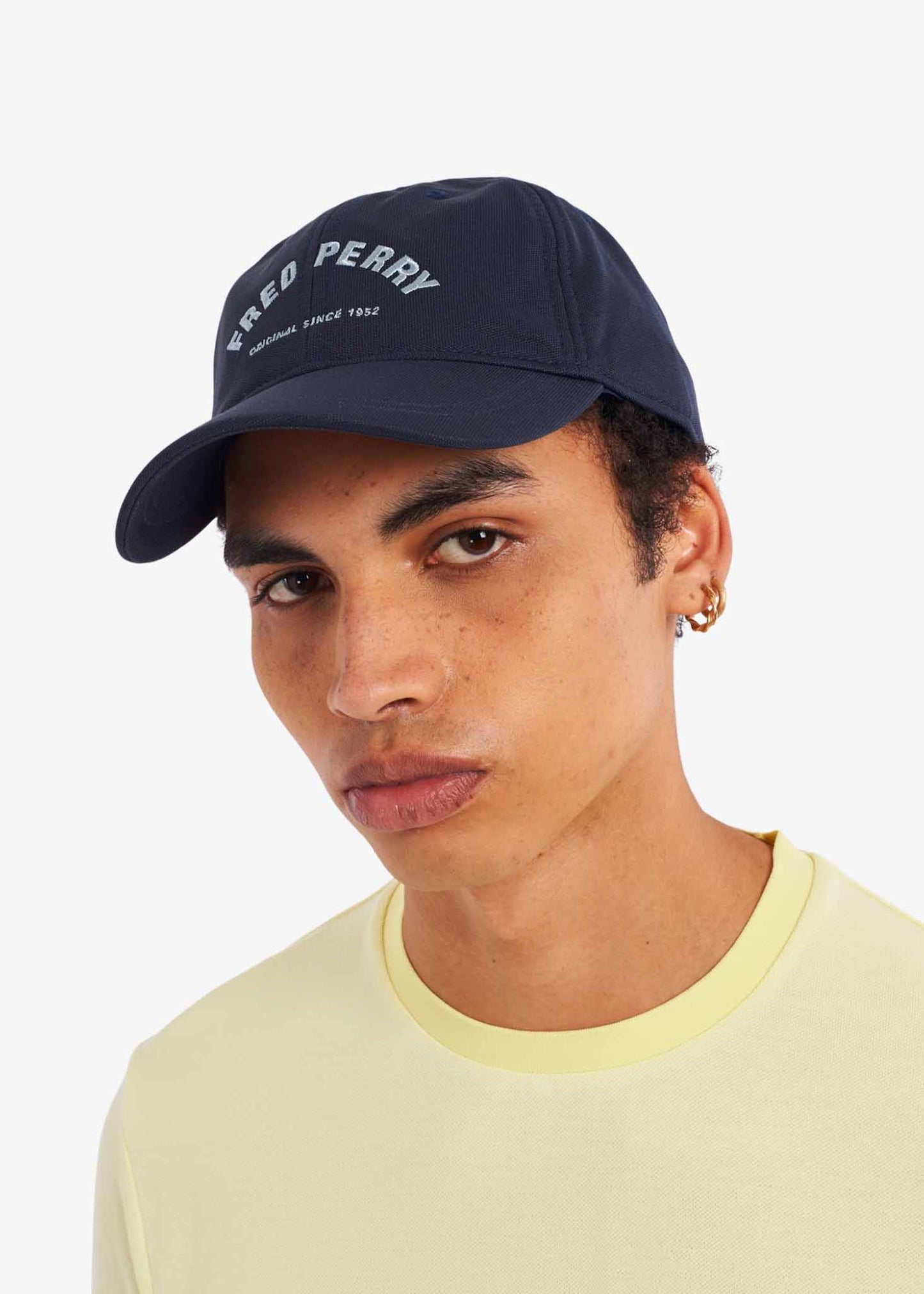 Arch branded tricot cap - dark airforce - Fred Perry