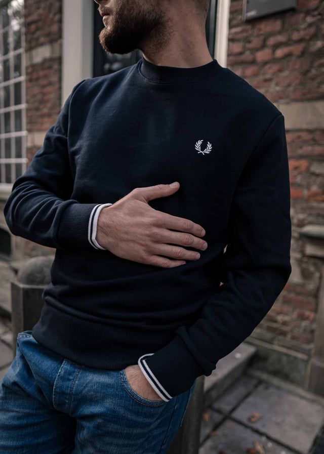 Fred Perry Sweaters  Crew neck sweatshirt - navy 