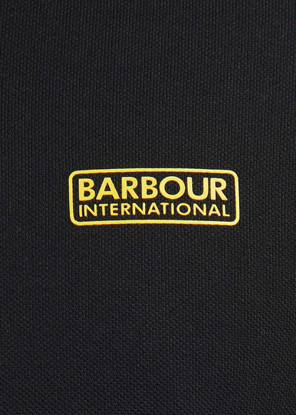 Barbour International Longsleeve Polo's  Legacy tipped ls polo - black 