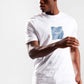 Chevron box logo t-shirt - white - Marshall Artist