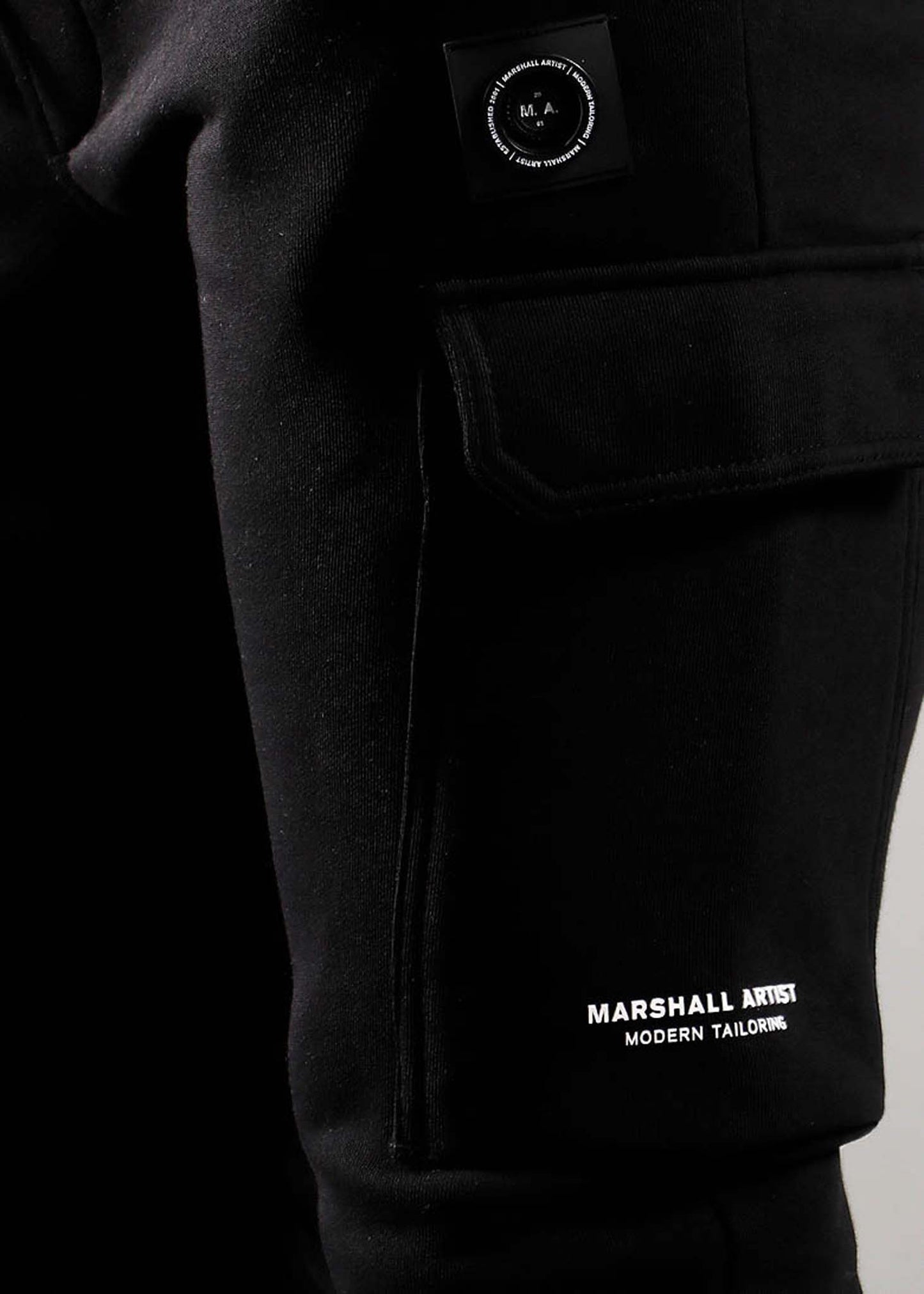 Marshall Artist Joggingbroeken  Siren cargo jogger - black 