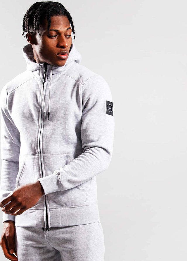 Marshall Artist Cardigans  Siren full zip hood - grey marl 