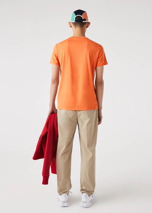 lacoste t-shirt oranje 