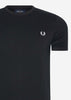 Fred Perry T-shirts  Ringer t-shirt - black 