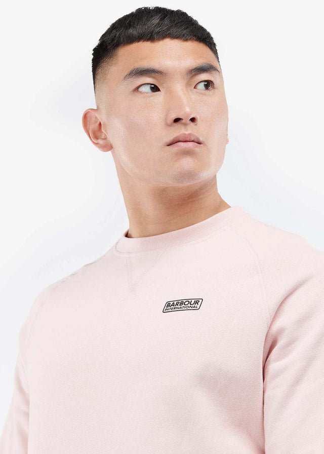 Barbour International Sweaters  Essential crew sweat - pink cinder 
