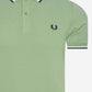 Twin tipped fred perry shirt - pistachio