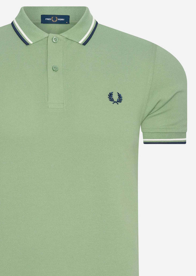 Fred Perry Polos  Twin tipped fred perry shirt - pistachio 