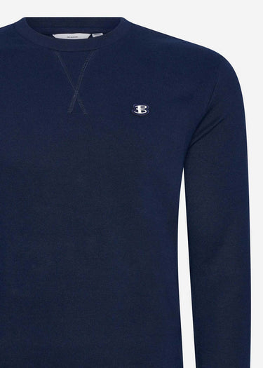 Ben Sherman Truien  B logo crew - marine dark 