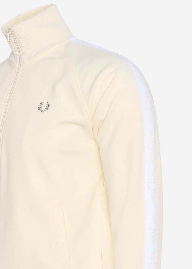 Fred Perry Cardigans  Tonal taped track jacket - ecru 