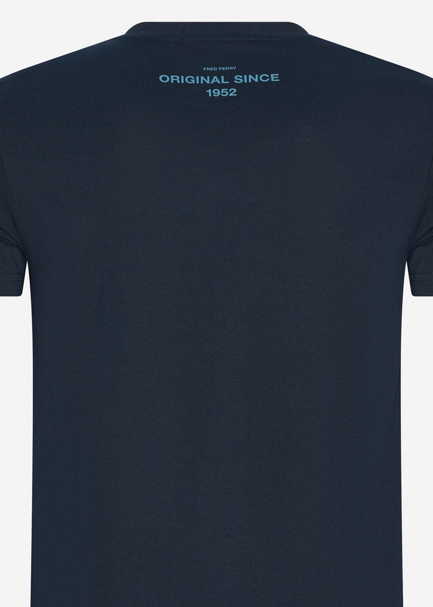 Glitched graphic t-shirt - navy