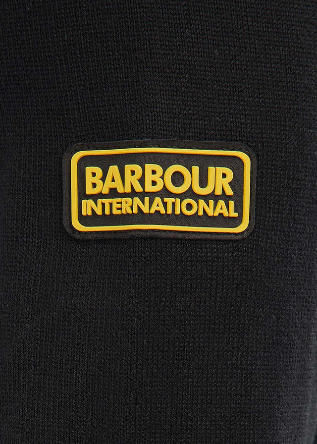 Barbour International Cardigans  Legacy baffle zip thru - black 