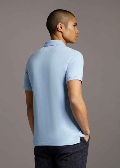 Lyle & Scott Polo's  Plain polo shirt - light blue 