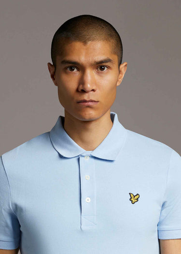 Lyle & Scott Polo's  Plain polo shirt - light blue 
