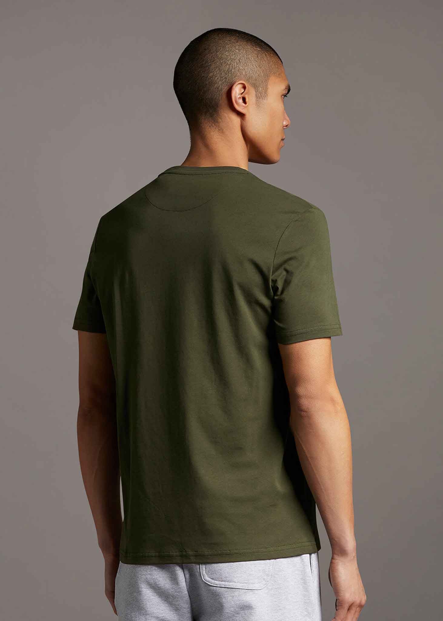 Lyle & Scott T-shirts  Plain t-shirt - olive 