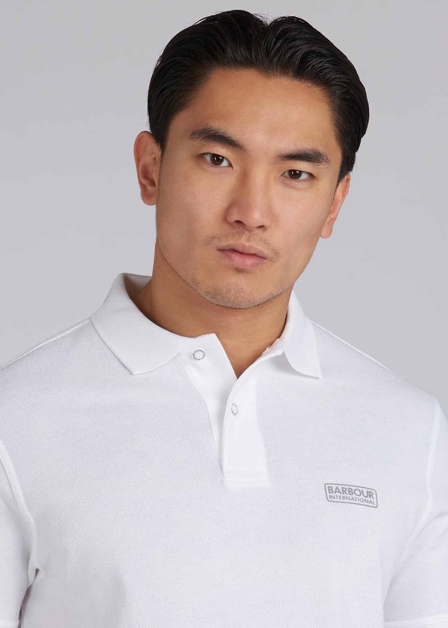 Barbour International Polos  Essential polo - white 
