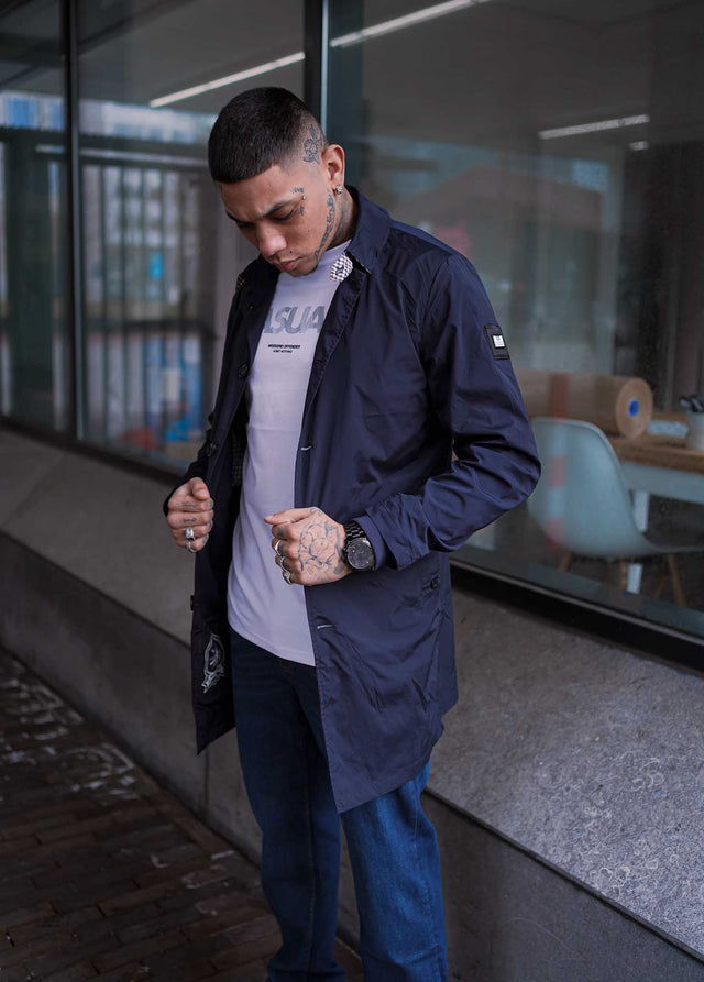 Weekend Offender Jackets  Coronado - navy + free bucket hat 