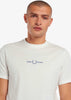 Fred Perry T-shirts  Embroidered t-shirt - snow white 