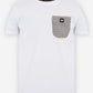 weekend offender t-shirt wit check