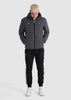 Ellesse Jassen  Lombardy padded jacket - dark grey marl 