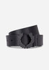 Fred Perry Riemen  Laurel wreath leather belt - black 