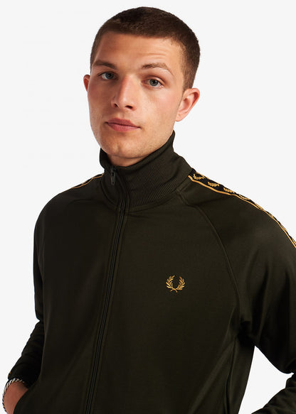 Fred Perry Vesten  Gold tape track jacket - hunting green 