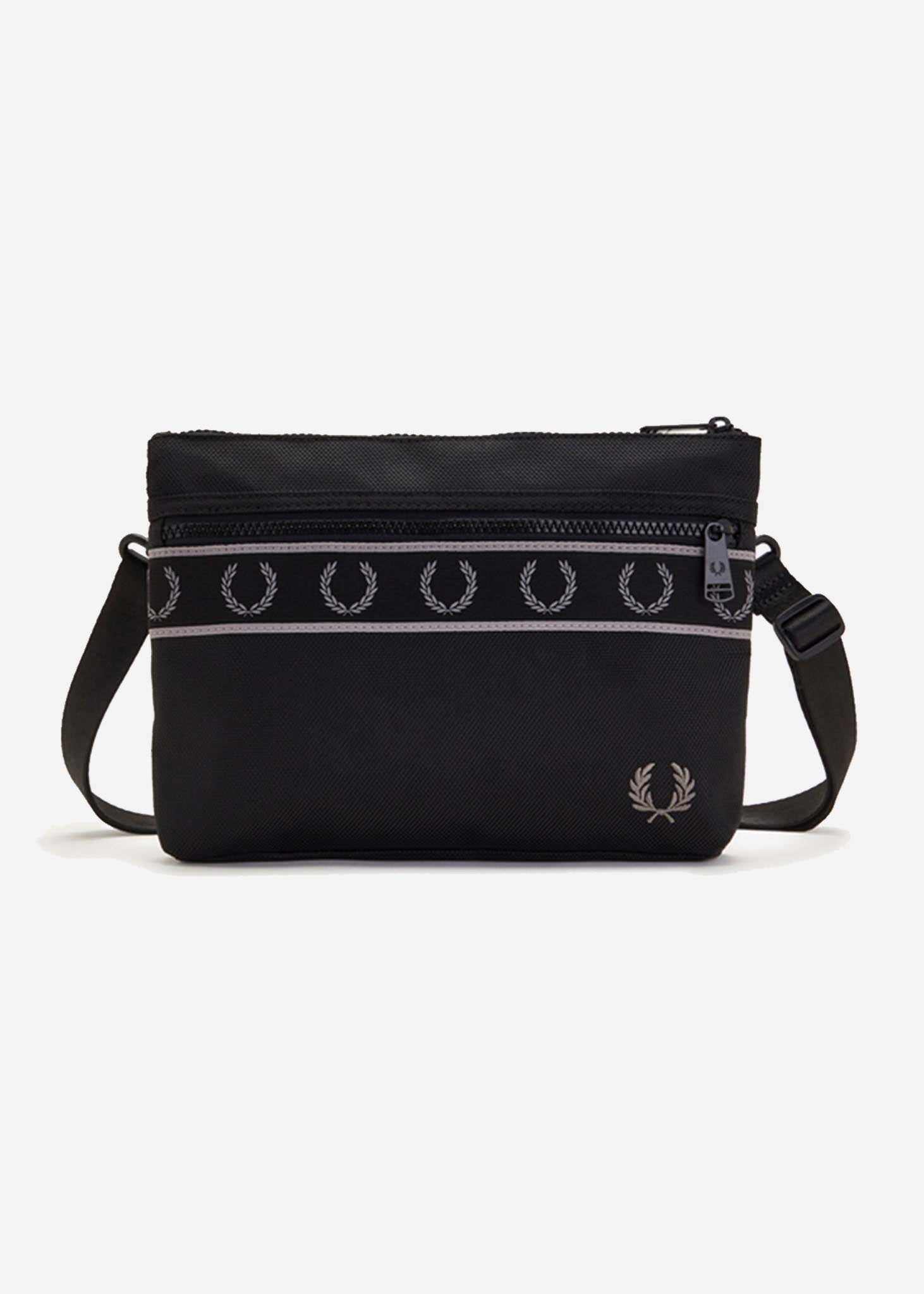 Fred Perry Tassen  Contrast tape sacoche bag - black 
