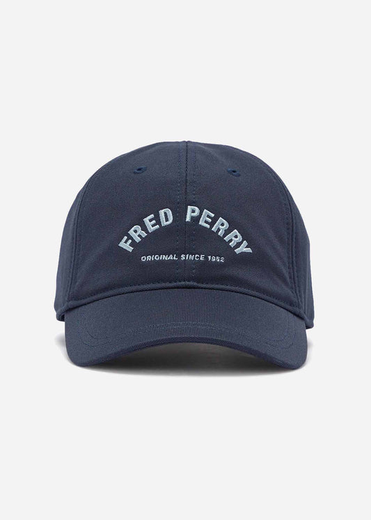 Arch branded tricot cap - dark airforce - Fred Perry