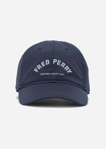 Fred Perry Petten  Arch branded tricot cap - dark airforce 