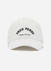 Fred Perry Petten  Arch branded tricot cap - snow white 