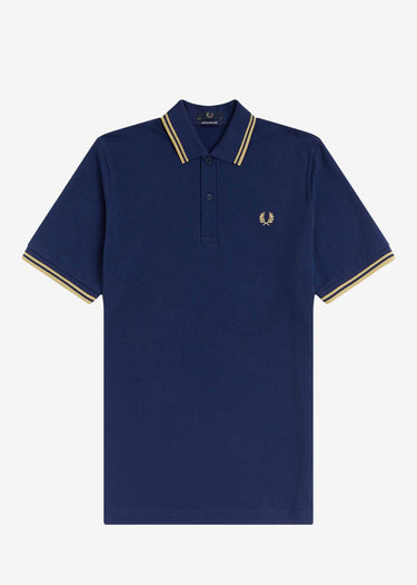 Fred Perry Polo's  Twin tipped fred perry shirt - french navy 