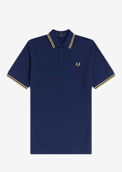 Fred Perry Polo's  Twin tipped fred perry shirt - french navy 