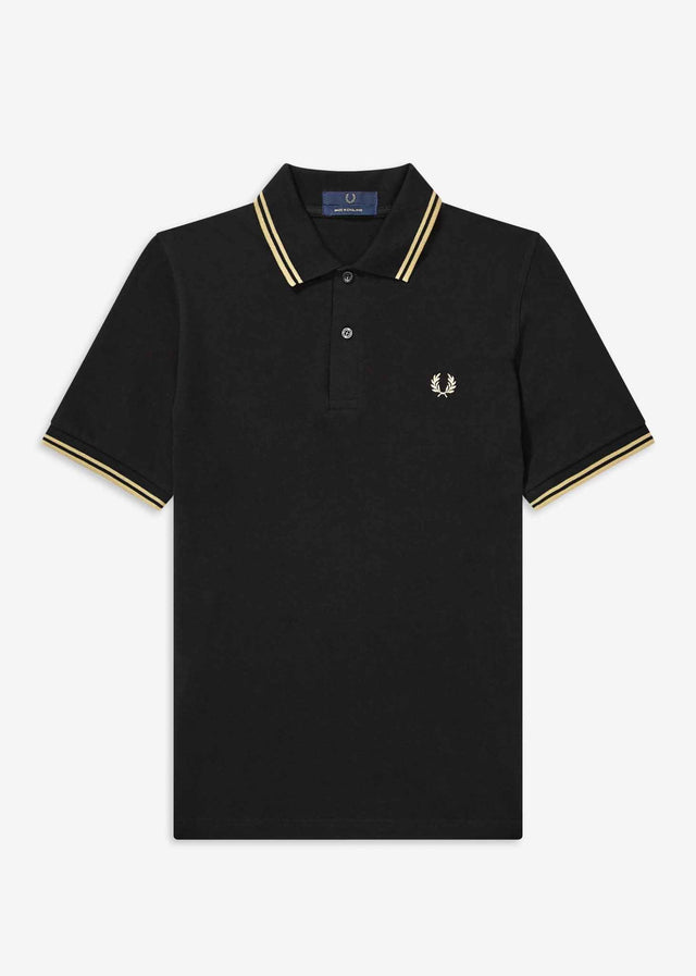 Fred Perry Polos  Twin tipped fred perry shirt - black champagne 