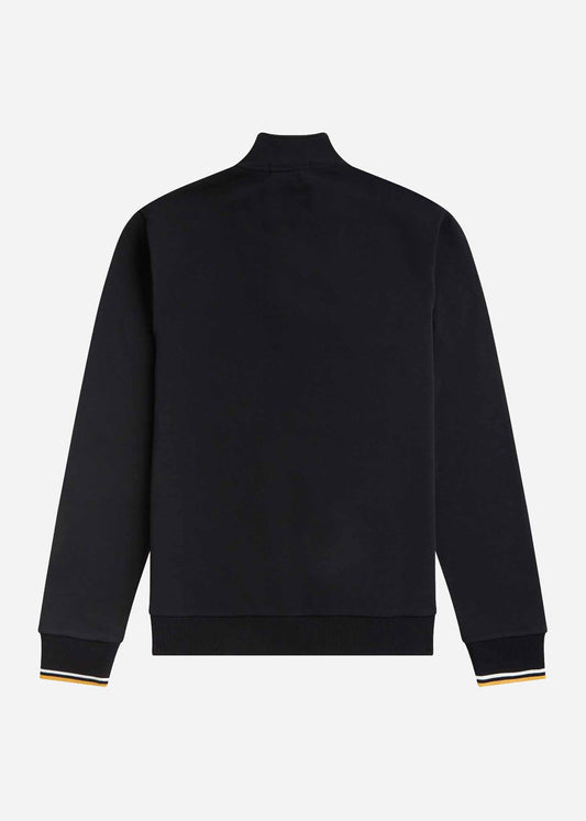 Fred Perry Truien  Half zip sweatshirt - black 