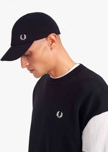 Fred Perry Petten  Pique classic cap - black 