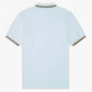 fred perry polo light blue chalk gold 