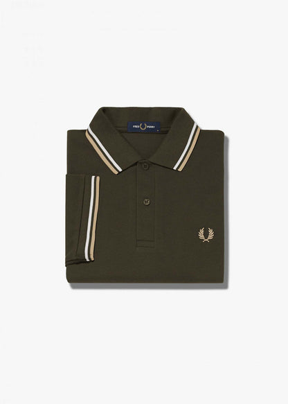 Fred Perry Polo's  Twin tipped aw polo - hunting green 