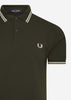 Fred Perry Polo's  Twin tipped aw polo - hunting green 