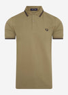 Fred Perry Polo's  Twin tipped aw polo - sage 