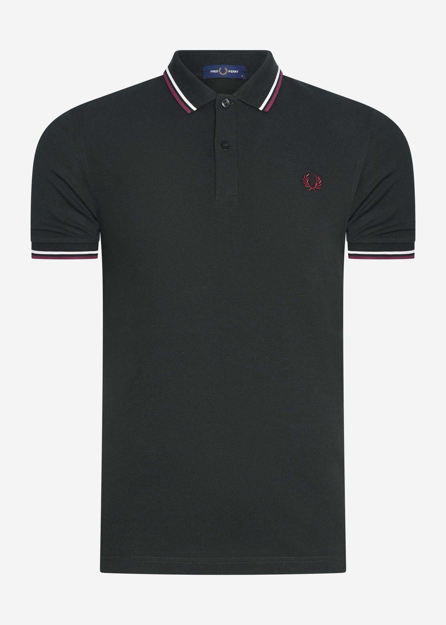 Twin tipped fred perry shirt - night green