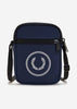 Fred Perry Tassen  Circle branded small side bag - navy 