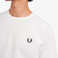 fred perry t-shirt wit back print white