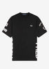 Fred Perry T-shirts  Bold branding t-shirt - black 