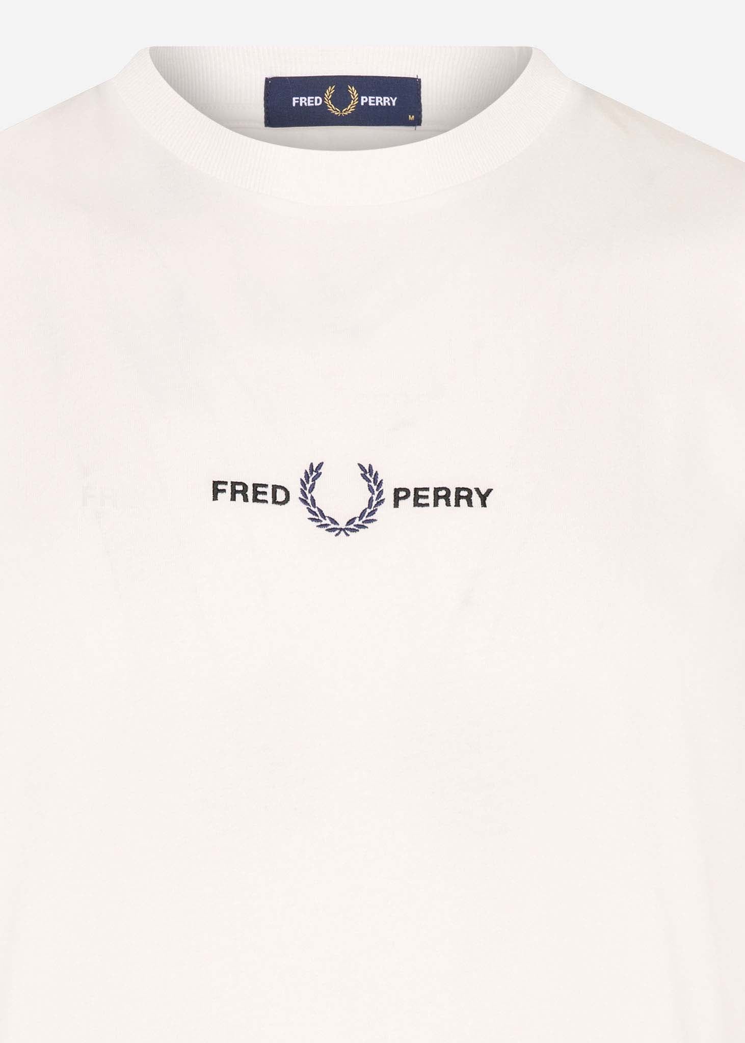 fred perry t-shirt wit