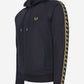 Fred Perry Vesten  Gold tape hooded track jacket - navy 
