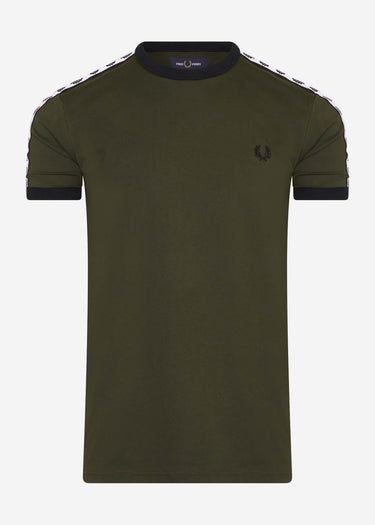 Fred Perry T-shirts  Taped ringer t-shirt - hunting green 