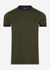 Fred Perry T-shirts  Taped ringer t-shirt - hunting green 